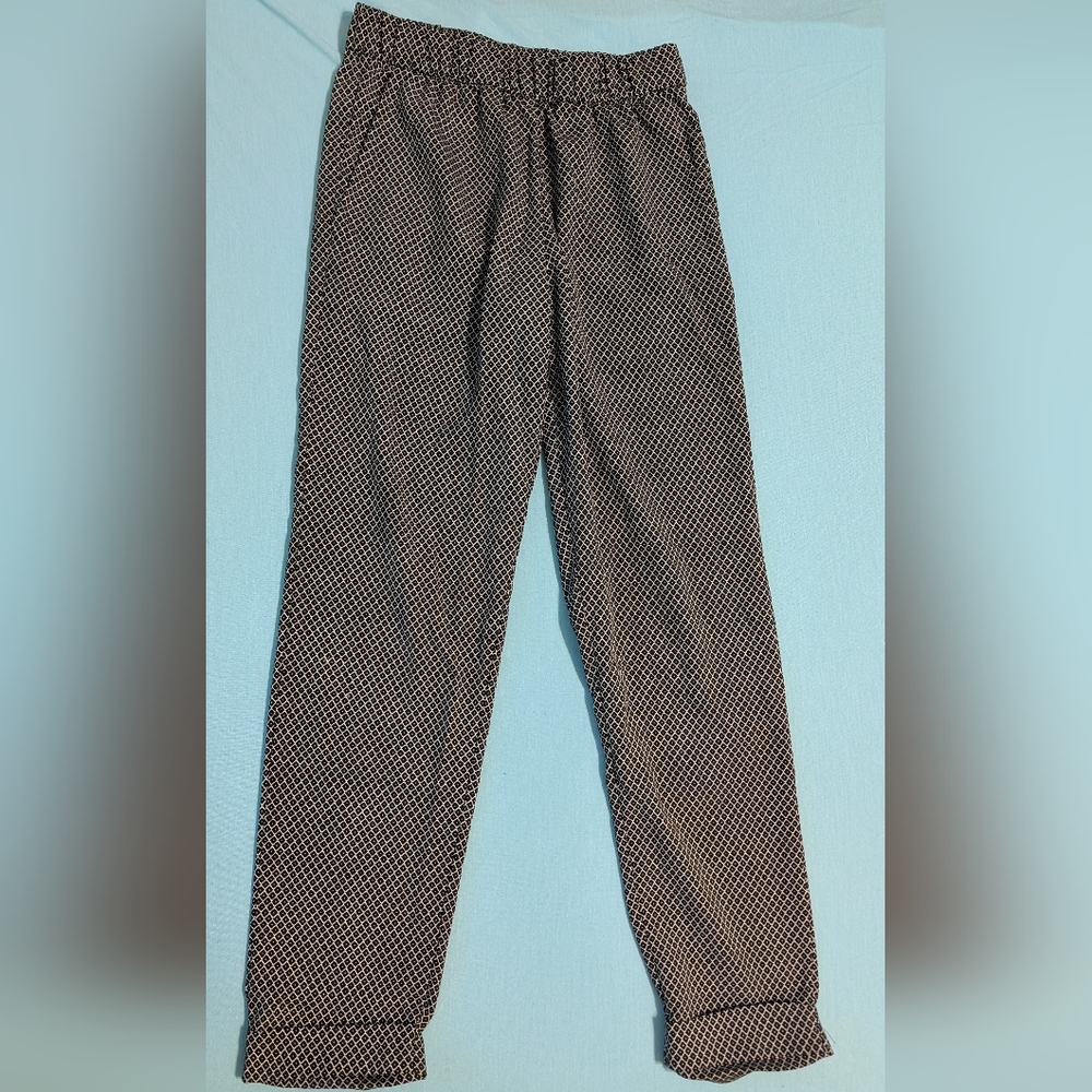 H&M Women's Black and White Checkered Pants